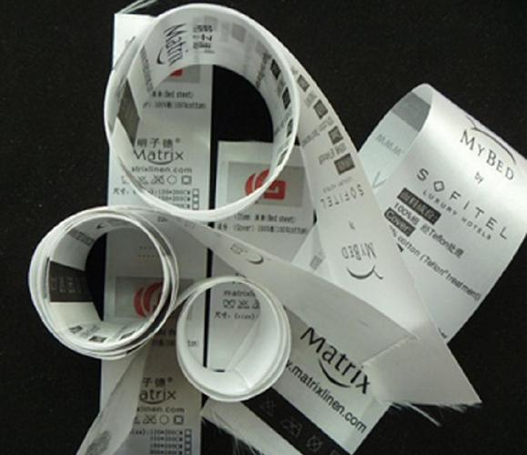 工厂直销制衣手袋箱包各式布标 唛头 印唛 产品标签印刷 条码标签